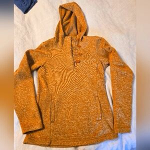 Cozy Columbia Hooded Button Up 3/4